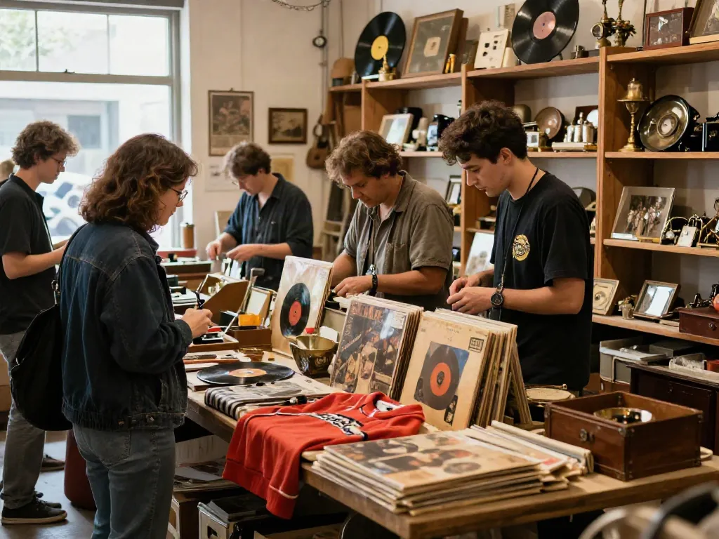 Unique vintage treasures at ROKOK88 second-hand marketplace inviting nostalgia and stories.